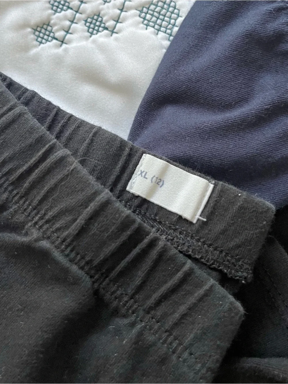 GAP Kids Leggings Trio — Black, Navy, Light Gray